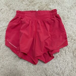 lululemon athletica Bold Red Athletic Shorts